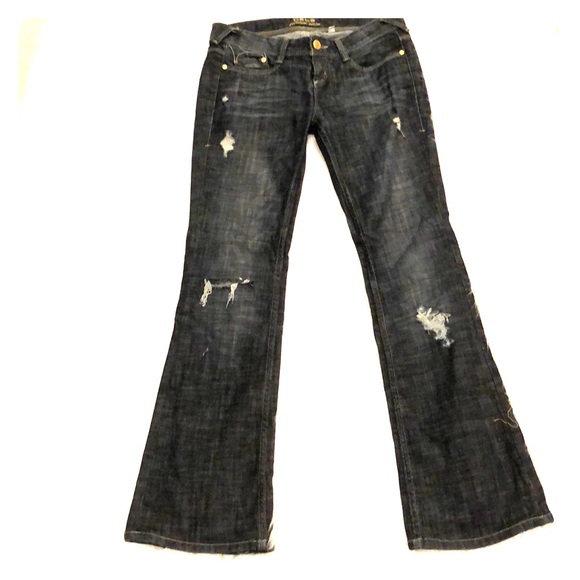 Bebe Dark Wash Bootcut Jeans - Picture 1 of 3